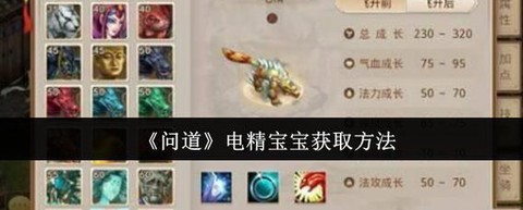 问道手游怎么进化宝宝